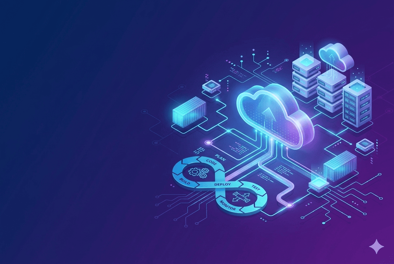 Cloud & DevOps Services by SP Infocom Scalable Cloud and DevOps service team optimizing deployment and automation