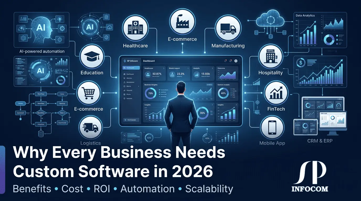 Why Every Business Needs Custom Software in 2026 by SP Infocom